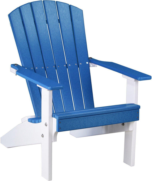 LuxCraft Recycled Plastic Lakeside Compact Portable Adirondack Chair  - LEAD TIME TO SHIP 7 BUSINESS DAYS OR LESS