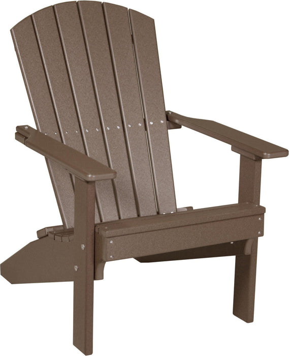 LuxCraft Recycled Plastic Lakeside Compact Portable Adirondack Chair  - LEAD TIME TO SHIP 7 BUSINESS DAYS OR LESS