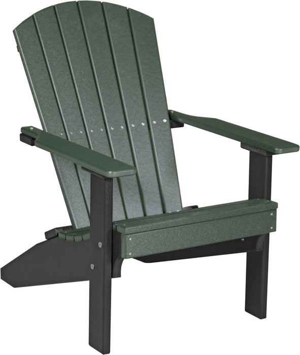 LuxCraft Recycled Plastic Lakeside Compact Portable Adirondack Chair  - LEAD TIME TO SHIP 7 BUSINESS DAYS OR LESS