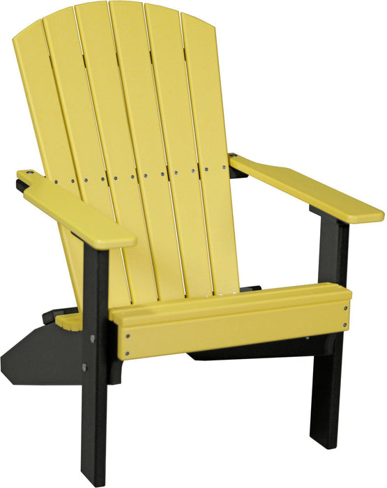LuxCraft Recycled Plastic Lakeside Compact Portable Adirondack Chair  - LEAD TIME TO SHIP 7 BUSINESS DAYS OR LESS
