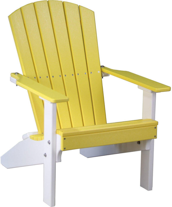 LuxCraft Recycled Plastic Lakeside Compact Portable Adirondack Chair  - LEAD TIME TO SHIP 7 BUSINESS DAYS OR LESS