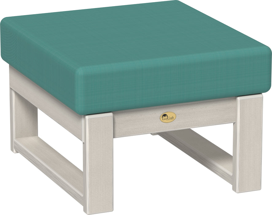 LuxCraft Recycled PlasticLanai Deep Seating Ottoman - LEAD TIME TO SHIP 3 TO 4 WEEKS