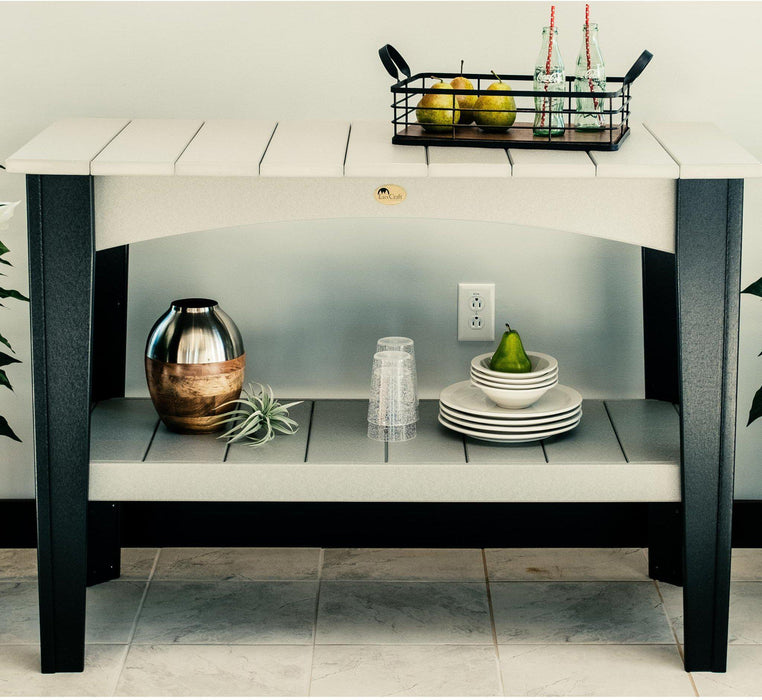 LuxCraft Recycled Plastic Island Buffet Table - LEAD TIME TO SHIP 3 TO 4 WEEKS