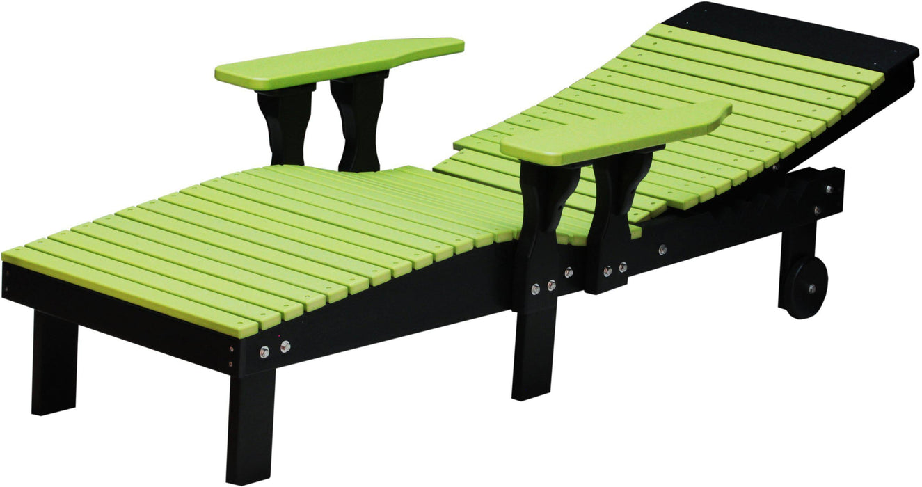 LuxCraft Recycled Plastic Lounge Chair  - LEAD TIME TO SHIP 7 BUSINESS DAYS OR LESS