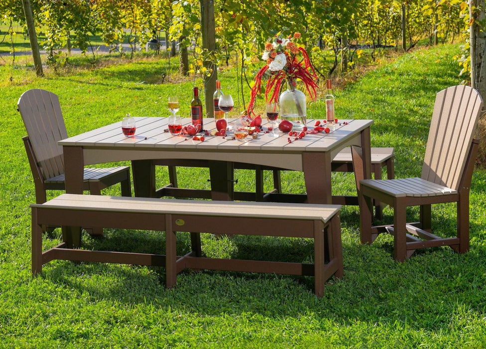 LuxCraft Recycled Plastic 44" x 72" Rectangular Island Dining Height Table - LEAD TIME TO SHIP 3 TO 4 WEEKS