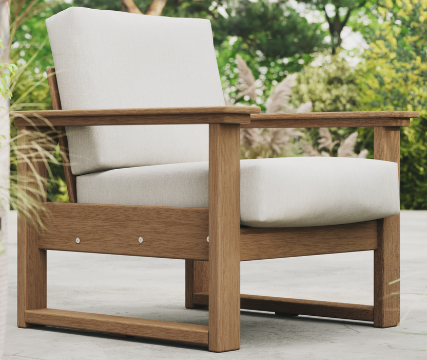 LuxCraft Recycled Plastic Lanai Deep Seating Chair - LEAD TIME TO SHIP 3 TO 4 WEEKS