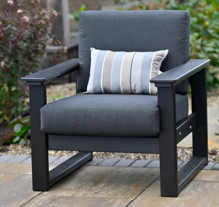 LuxCraft Recycled Plastic Lanai Deep Seating Chair - LEAD TIME TO SHIP 3 TO 4 WEEKS
