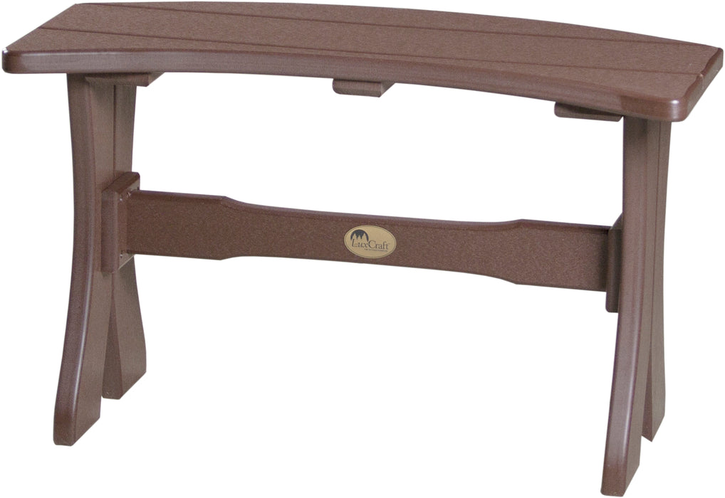 LuxCraft Recycled Plastic 28" Table Bench (DINING HEIGHT) - LEAD TIME TO SHIP 3 TO 4 WEEKS