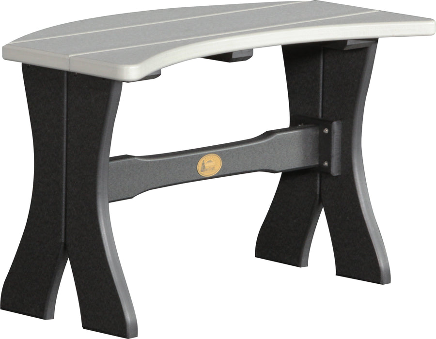 LuxCraft Recycled Plastic 28" Table Bench (DINING HEIGHT) - LEAD TIME TO SHIP 3 TO 4 WEEKS