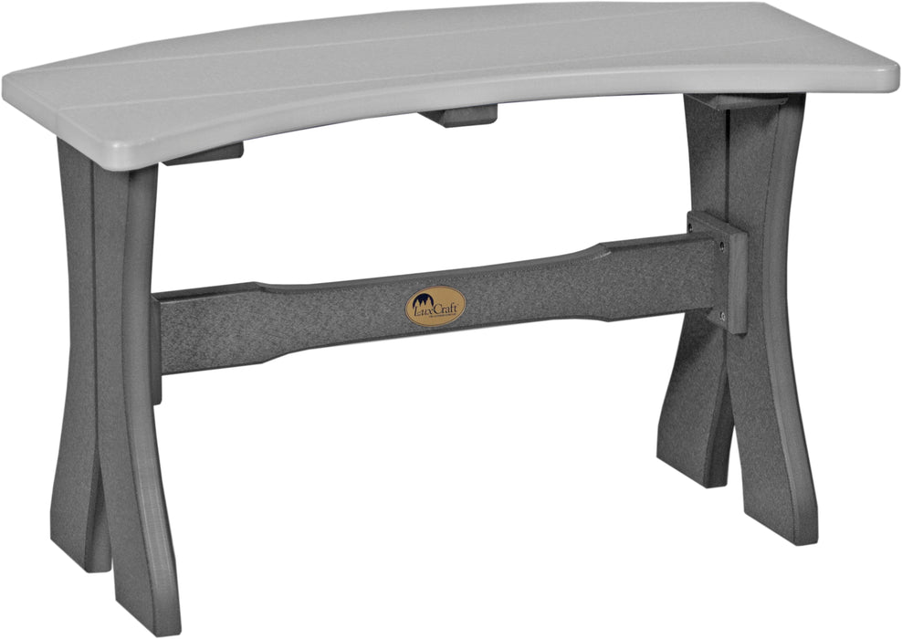 LuxCraft Recycled Plastic 28" Table Bench (DINING HEIGHT) - LEAD TIME TO SHIP 3 TO 4 WEEKS