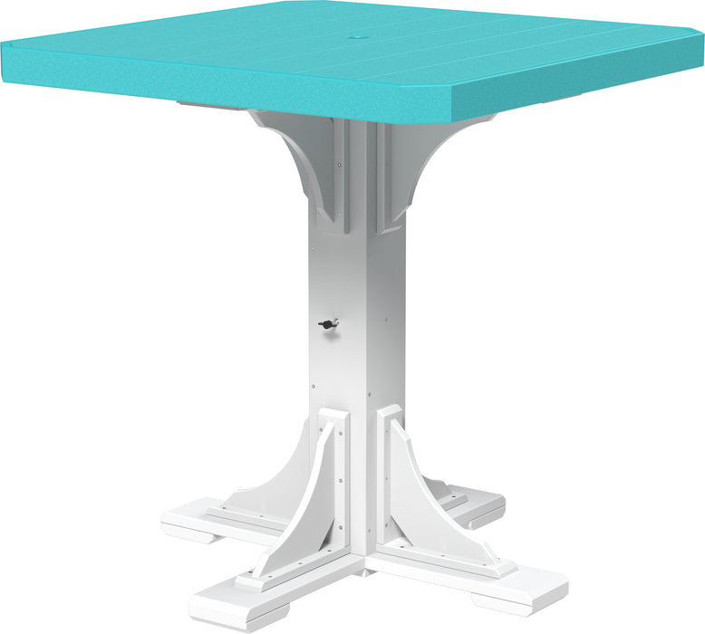 LuxCraft Recycled Plastic 41" Square Table (BAR HEIGHT)- LEAD TIME TO SHIP 3 TO 4 WEEKS