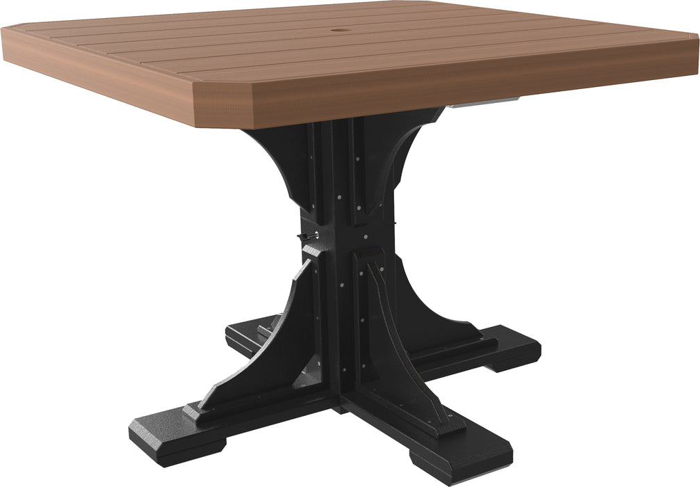 LuxCraft Recycled Plastic 41" Square Table (DINING HEIGHT) - LEAD TIME TO SHIP 3 TO 4 WEEKS