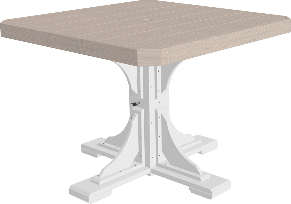LuxCraft Recycled Plastic 41" Square Table (DINING HEIGHT) - LEAD TIME TO SHIP 3 TO 4 WEEKS
