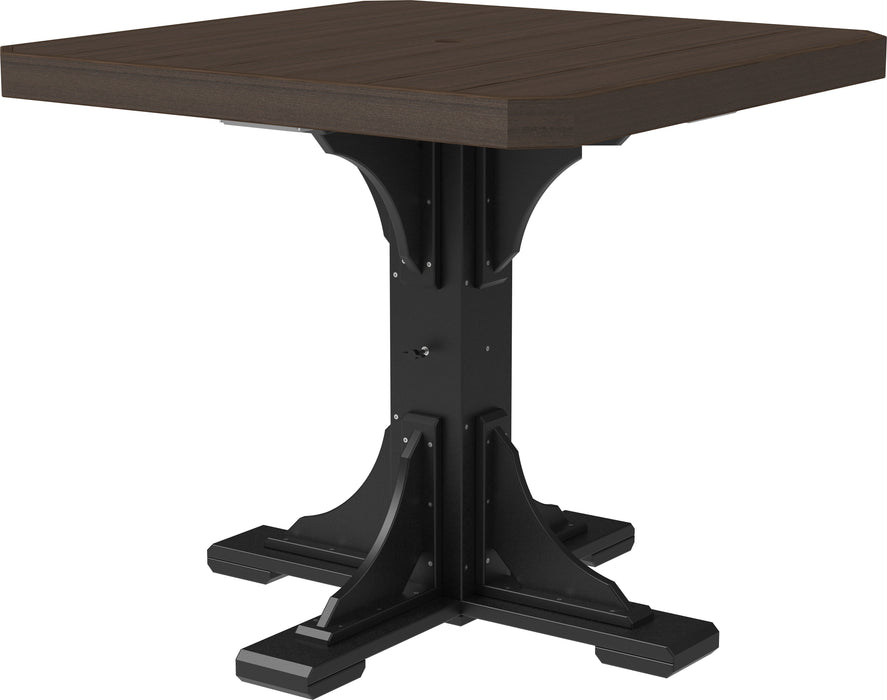 LuxCraft Recycled Plastic 41" Square Table (COUNTER HEIGHT) - LEAD TIME TO SHIP 3 TO 4 WEEKS