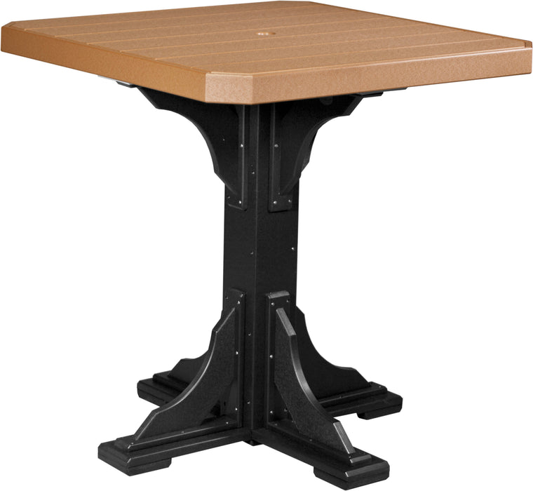 LuxCraft Recycled Plastic 41" Square Table (BAR HEIGHT)- LEAD TIME TO SHIP 3 TO 4 WEEKS