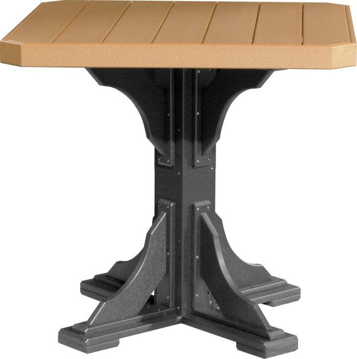 LuxCraft Recycled Plastic 41" Square Table (COUNTER HEIGHT) - LEAD TIME TO SHIP 3 TO 4 WEEKS