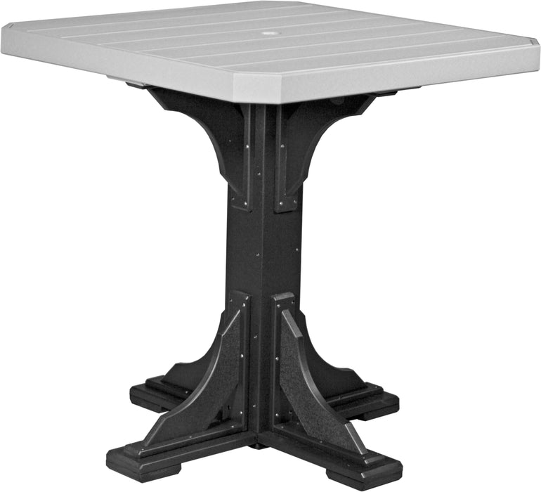 LuxCraft Recycled Plastic 41" Square Table (BAR HEIGHT)- LEAD TIME TO SHIP 3 TO 4 WEEKS