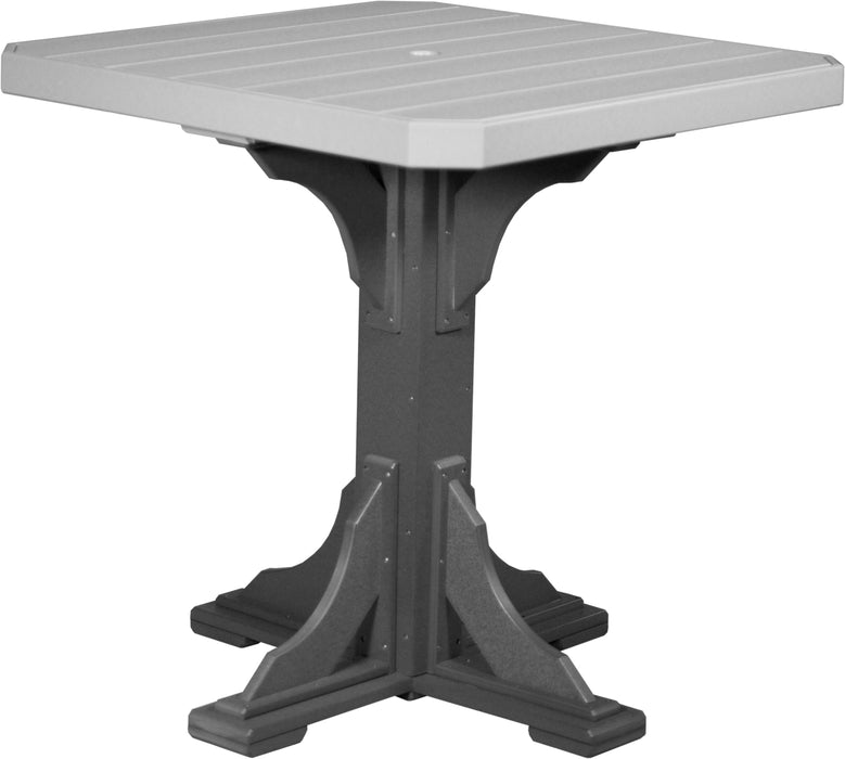 LuxCraft Recycled Plastic 41" Square Table (BAR HEIGHT)- LEAD TIME TO SHIP 3 TO 4 WEEKS