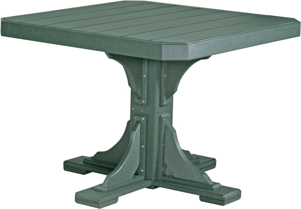LuxCraft Recycled Plastic 41" Square Table (DINING HEIGHT) - LEAD TIME TO SHIP 3 TO 4 WEEKS