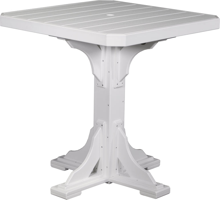 LuxCraft Recycled Plastic 41" Square Table (BAR HEIGHT)- LEAD TIME TO SHIP 3 TO 4 WEEKS