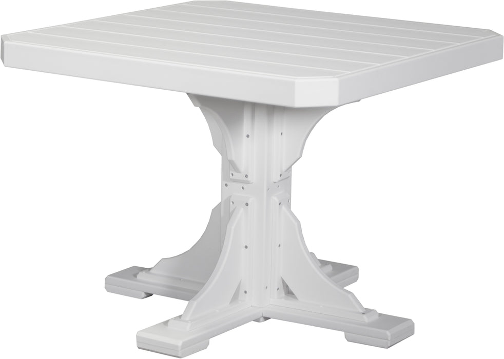 LuxCraft Recycled Plastic 41" Square Table (DINING HEIGHT) - LEAD TIME TO SHIP 3 TO 4 WEEKS