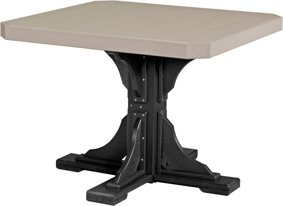 LuxCraft Recycled Plastic 41" Square Table (DINING HEIGHT) - LEAD TIME TO SHIP 3 TO 4 WEEKS