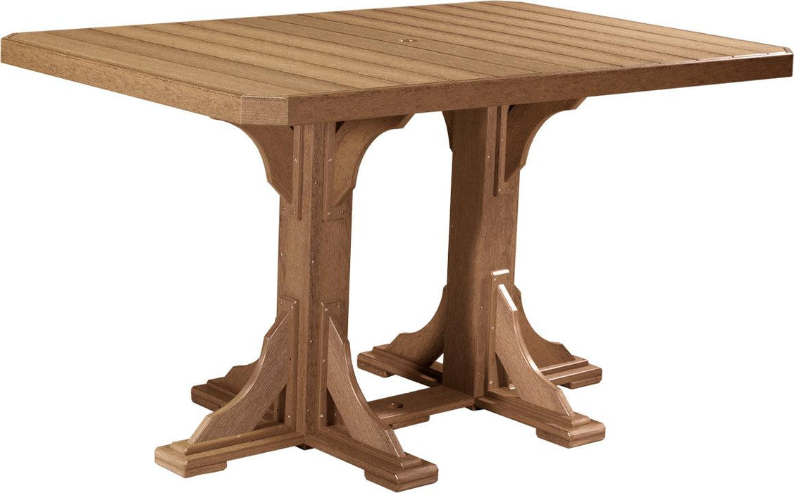 LuxCraft Recycled Plastic 4x6' Rectangular Table (BAR HEIGHT) - LEAD TIME TO SHIP 3 TO 4 WEEKS