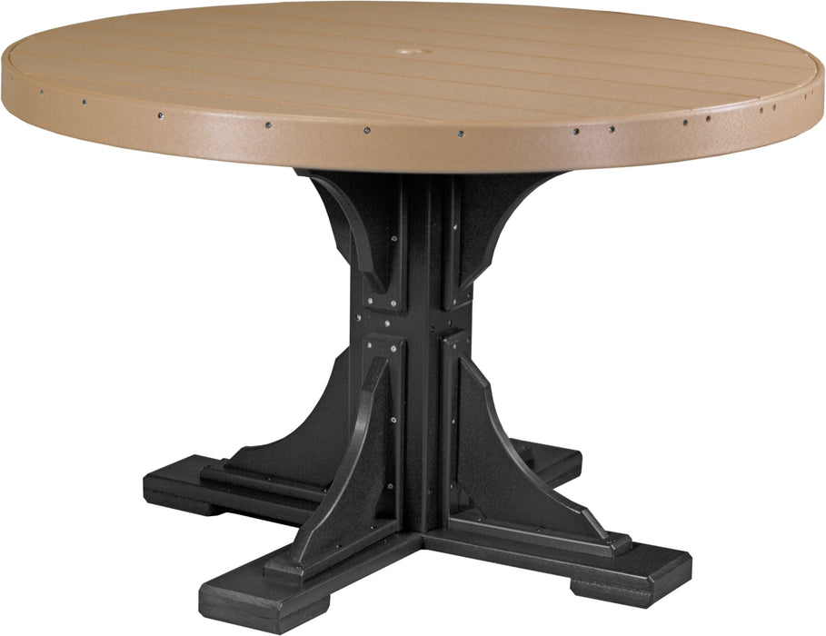Luxcraft Recycled Plastic 4' Round Table (DINING HEIGHT) - LEAD TIME TO SHIP 3 TO 4 WEEKS
