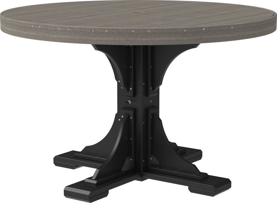 Luxcraft Recycled Plastic 4' Round Table (DINING HEIGHT) - LEAD TIME TO SHIP 3 TO 4 WEEKS