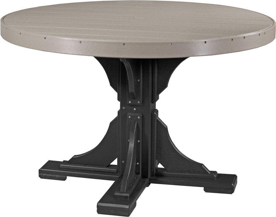 Luxcraft Recycled Plastic 4' Round Table (DINING HEIGHT) - LEAD TIME TO SHIP 3 TO 4 WEEKS