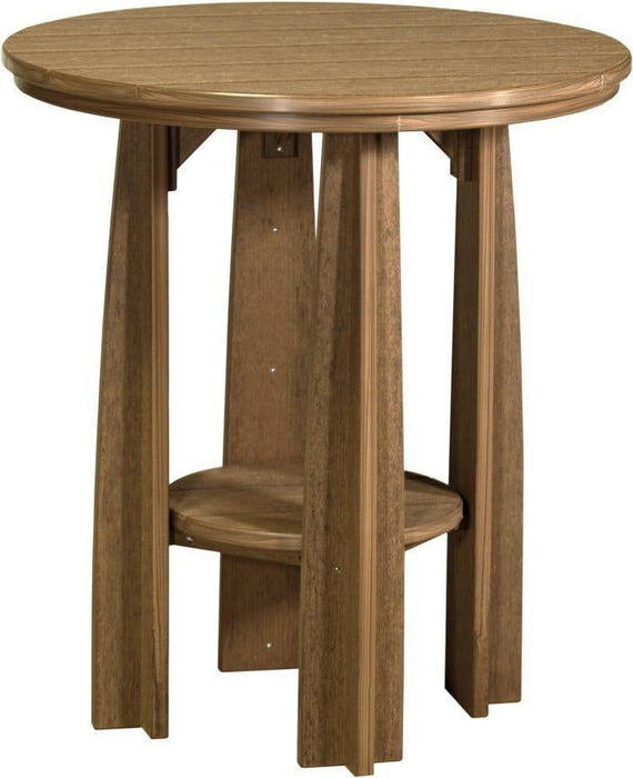 LuxCraft Recycled Plastic Counter Height 36" Balcony Table  - LEAD TIME TO SHIP 7 BUSINESS DAYS OR LESS