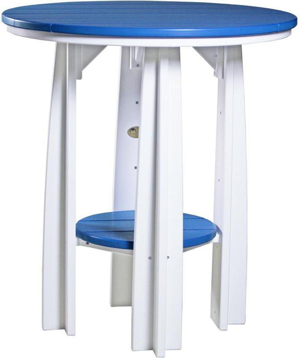 LuxCraft Recycled Plastic Counter Height 36" Balcony Table  - LEAD TIME TO SHIP 7 BUSINESS DAYS OR LESS