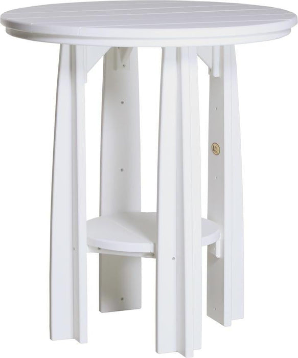 LuxCraft Recycled Plastic Counter Height 36" Balcony Table  - LEAD TIME TO SHIP 7 BUSINESS DAYS OR LESS