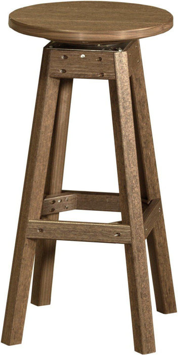 LuxCraft Recycled Plastic Bar Stool - LEAD TIME TO SHIP 3 TO 4 WEEKS