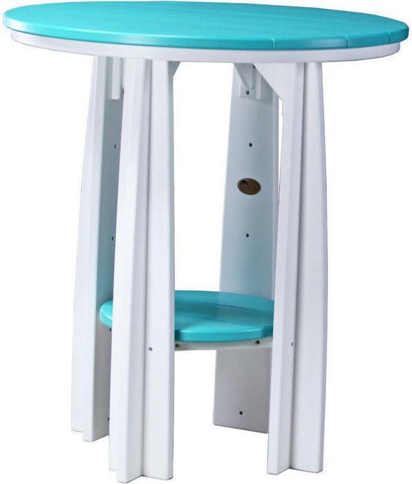 LuxCraft Recycled Plastic Counter Height 36" Balcony Table  - LEAD TIME TO SHIP 7 BUSINESS DAYS OR LESS