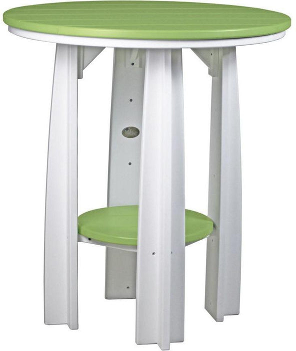 LuxCraft Recycled Plastic Counter Height 36" Balcony Table  - LEAD TIME TO SHIP 7 BUSINESS DAYS OR LESS