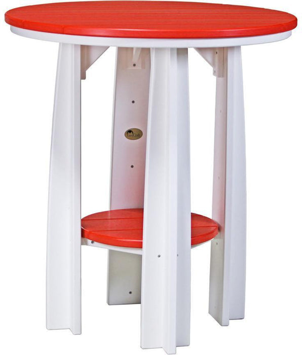 LuxCraft Recycled Plastic Counter Height 36" Balcony Table  - LEAD TIME TO SHIP 7 BUSINESS DAYS OR LESS
