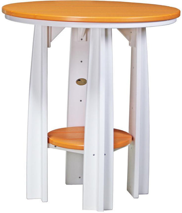 LuxCraft Recycled Plastic Counter Height 36" Balcony Table  - LEAD TIME TO SHIP 7 BUSINESS DAYS OR LESS