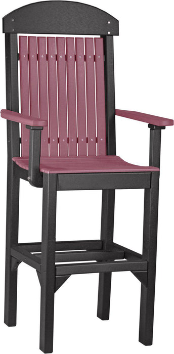 LuxCraft Recycled Plastic Classic Arm Chair (BAR HEIGHT) - LEAD TIME TO SHIP 3 TO 4 WEEKS