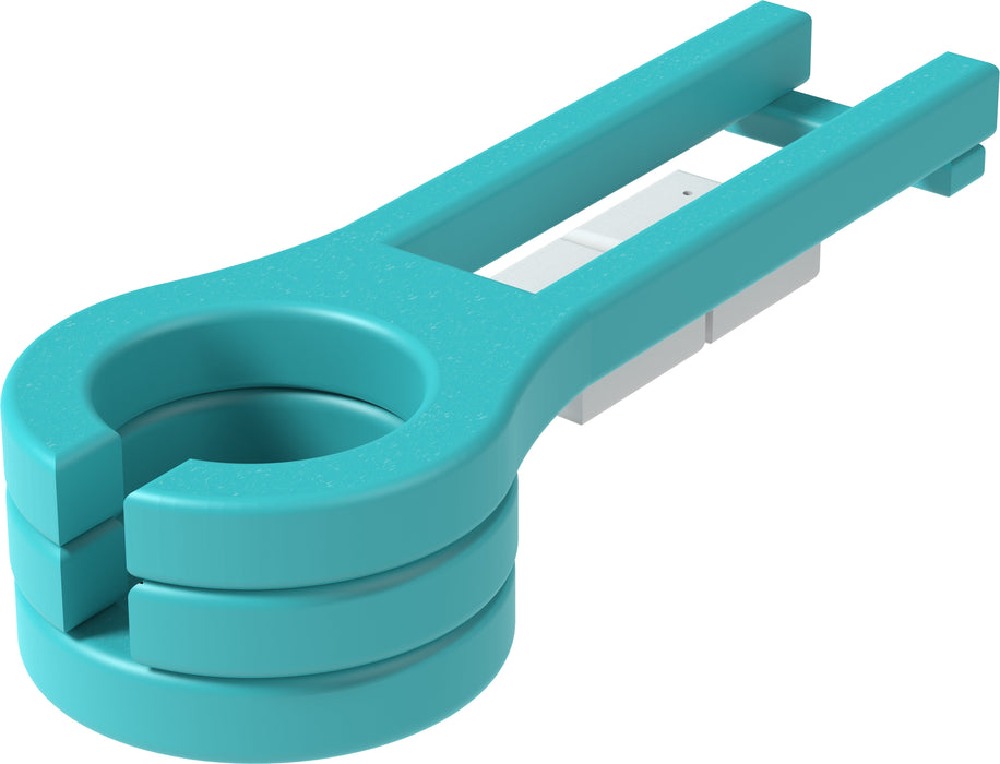 LuxCraft Recycled Plastic Glider Chair Slideout Cup Holder  - LEAD TIME TO SHIP 7 BUSINESS DAYS OR LESS