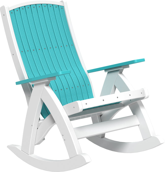 LuxCraft Recycled Plastic Comfort Rocking Chair - LEAD TIME TO SHIP 3 TO 4 WEEKS