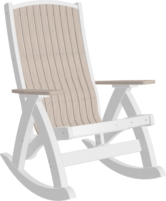 LuxCraft Recycled Plastic Comfort Rocking Chair - LEAD TIME TO SHIP 3 TO 4 WEEKS