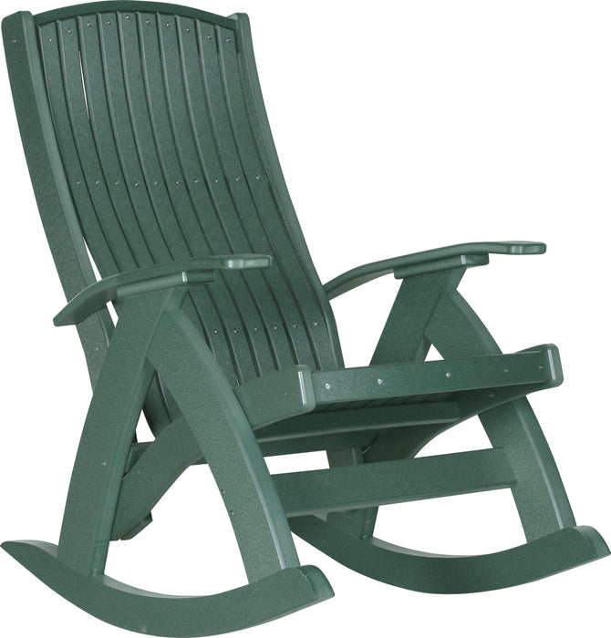 LuxCraft Recycled Plastic Comfort Rocking Chair - LEAD TIME TO SHIP 3 TO 4 WEEKS