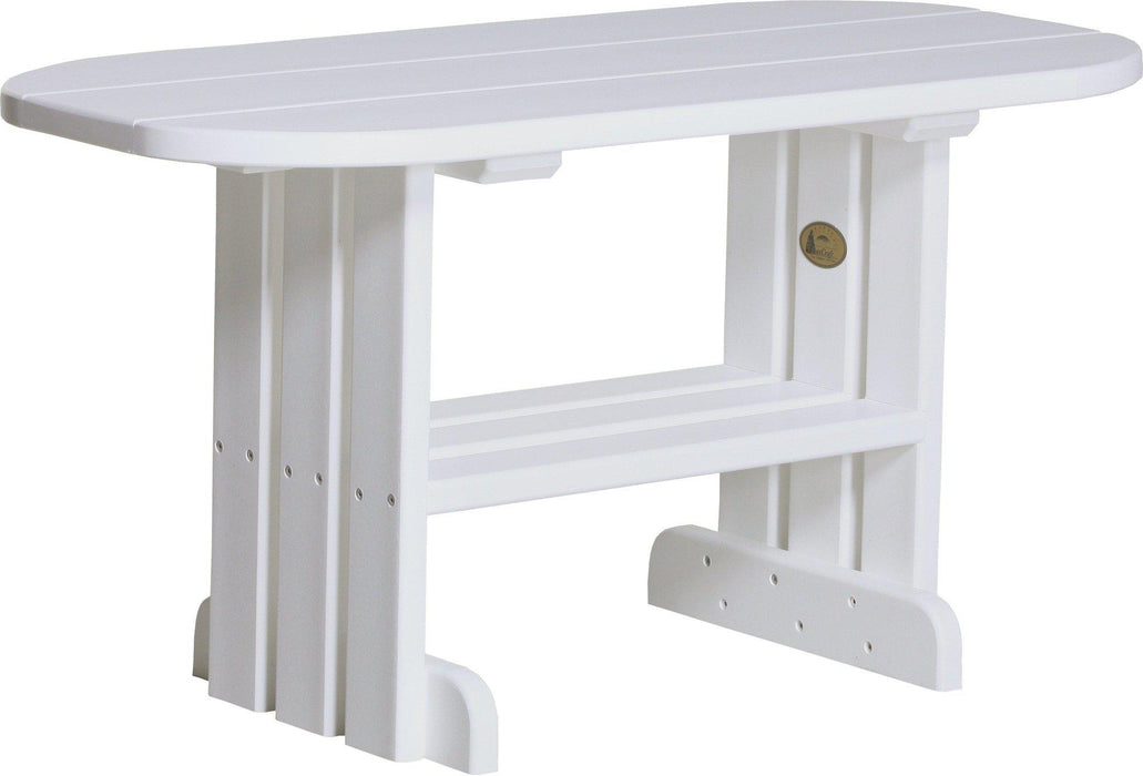 LuxCraft Recycled Plastic Coffee Table  - LEAD TIME TO SHIP 7 BUSINESS DAYS OR LESS