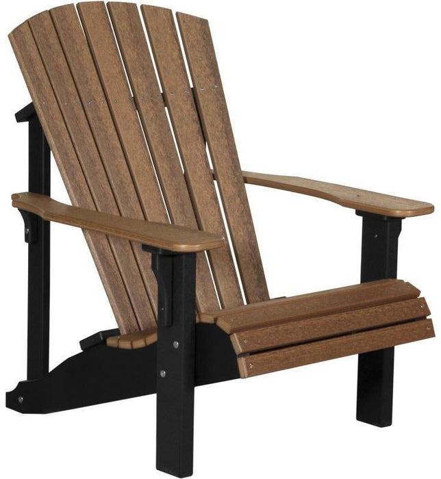 LuxCraft Recycled Plastic Deluxe Adirondack Chair  - LEAD TIME TO SHIP 7 BUSINESS DAYS OR LESS