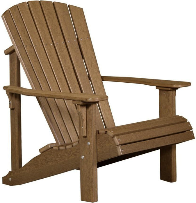 LuxCraft Recycled Plastic Deluxe Adirondack Chair  - LEAD TIME TO SHIP 7 BUSINESS DAYS OR LESS