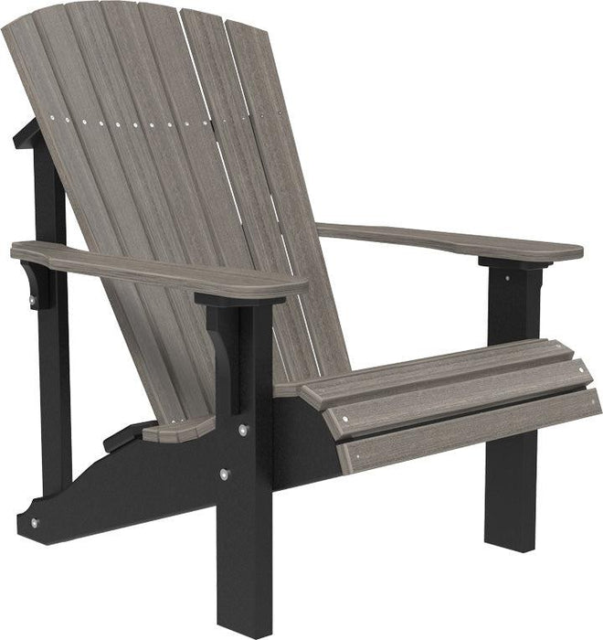 LuxCraft Recycled Plastic Deluxe Adirondack Chair  - LEAD TIME TO SHIP 7 BUSINESS DAYS OR LESS