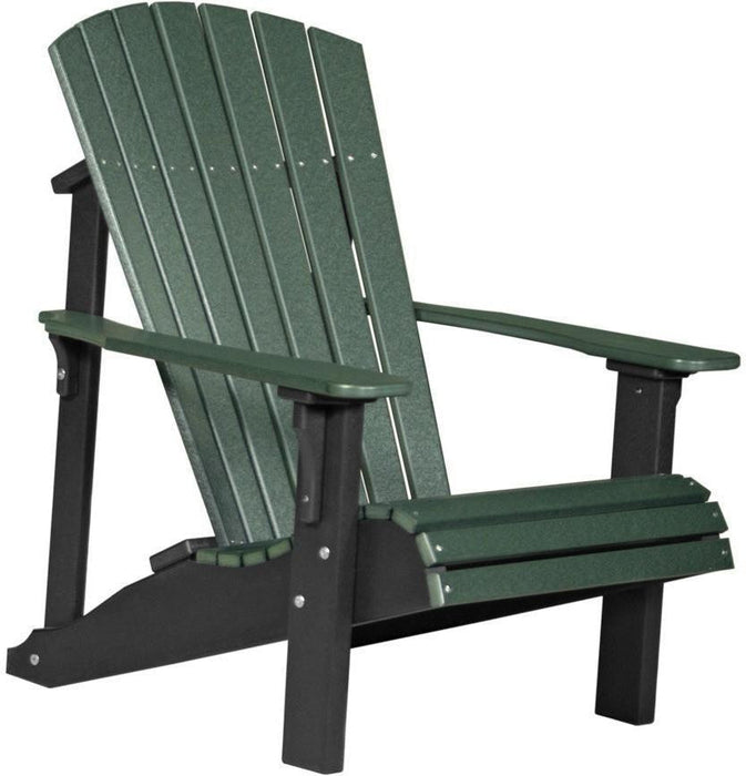 LuxCraft Recycled Plastic Deluxe Adirondack Chair  - LEAD TIME TO SHIP 7 BUSINESS DAYS OR LESS