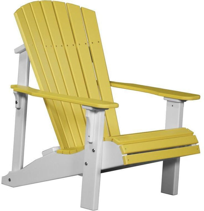 LuxCraft Recycled Plastic Deluxe Adirondack Chair  - LEAD TIME TO SHIP 7 BUSINESS DAYS OR LESS