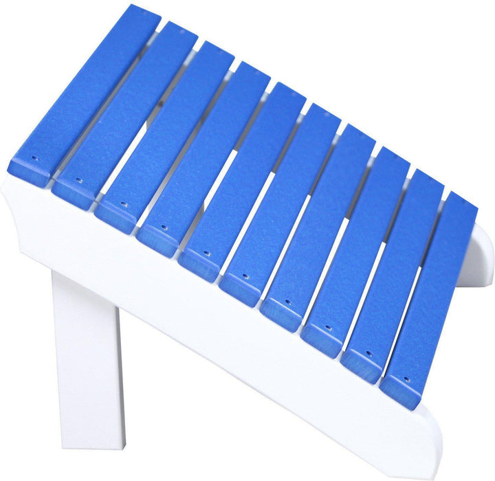 LuxCraft Recycled Plastic Deluxe Adirondack Footrest  - LEAD TIME TO SHIP 7 BUSINESS DAYS OR LESS